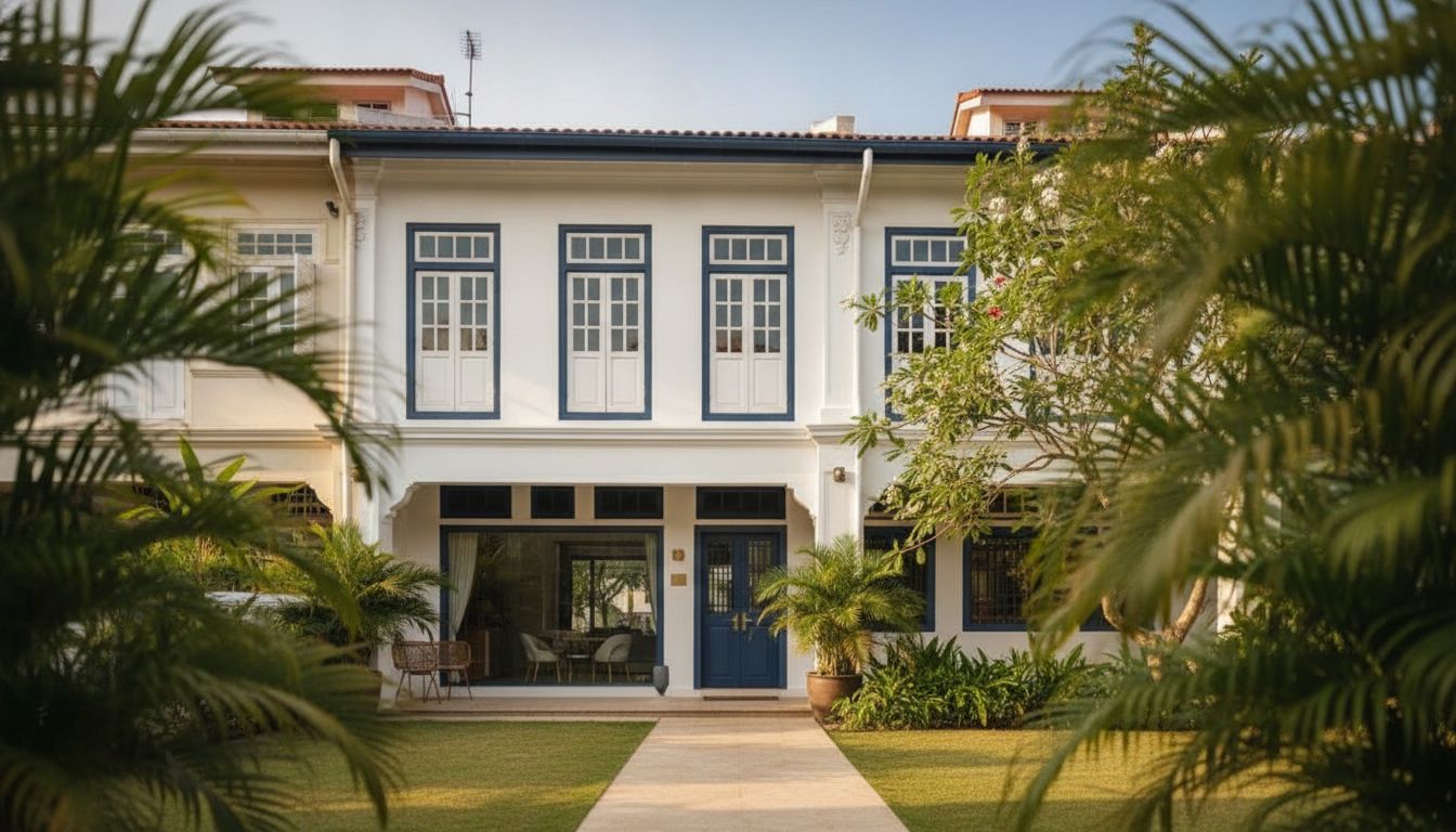 Editorial architectural photograph of a premium landed home