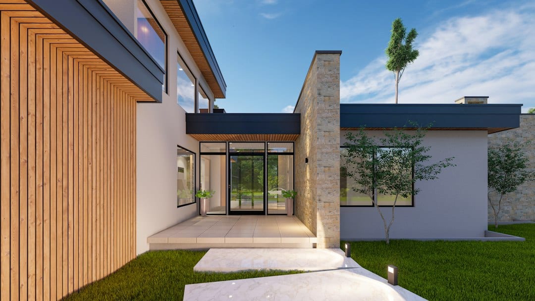 Wide frontage of a modern landed home in Serangoon Gardens