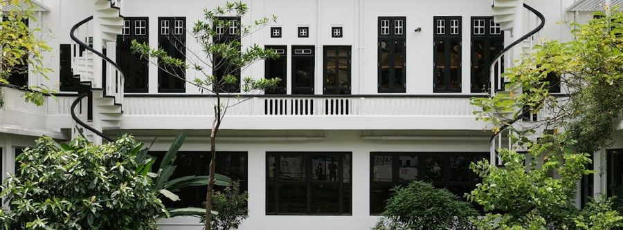 Luxury Singapore landed house exterior facade