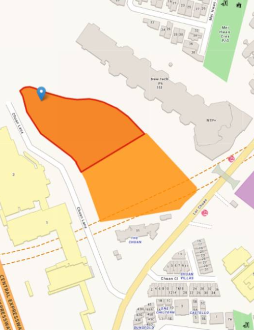 One Chuan Grove location site map