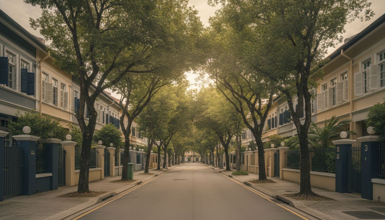 Serangoon Gardens landed homes streetscape