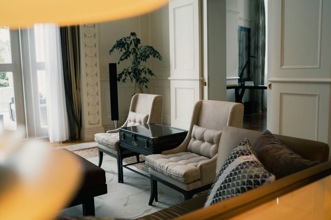 Bright living room interior in a Singapore home